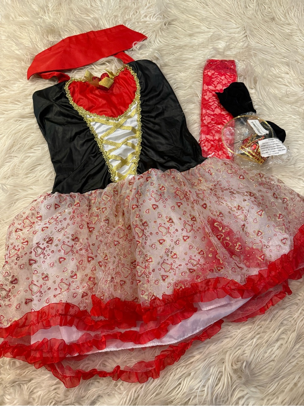 Women’s Queen of hearts costume (K)